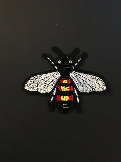 gucci bee embroidered patch|Gucci Bee Patch .